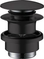 Hansgrohe afvoergarnituur afvoerplug voor wastafel- en bidetmengkranen, mat zwart - thumbnail