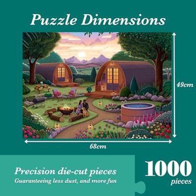 Glamping Puzzel 1000 Stukjes
