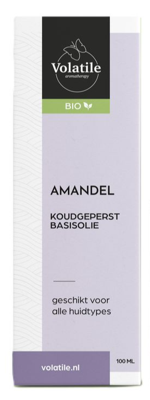 Amandel koudgeperst basisolie bio glazen fles 100 Milliliter Amandel koudgeperst basisolie bio glazen fles 100 Milliliter