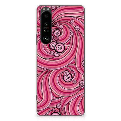 Sony Xperia 1 III | Hoesje maken | Swirl Pink