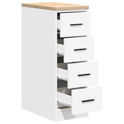 Garagekast 30x51x85 cm massief grenenhout wit Garagekast 30x51x85 cm massief grenenhout wit