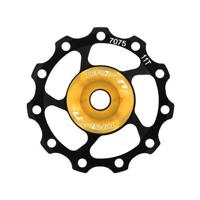 SunRace Derailleurwieltje 11T SP860-HC Alloy Gold - thumbnail