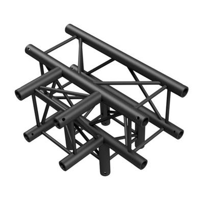 MILOS Milos T-Cross + Down 4-way ZWART, Pro-30 vierkante F-truss