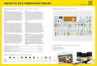 Heller 1/32 Volvo F12-20 & Timber Semi Trailer - thumbnail