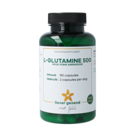 Liever Gezond L-Glutamine 90 Vegetarische capsules - thumbnail