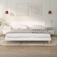 Nachtkastjes 2 st 40x35x47 cm wit - thumbnail