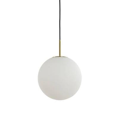 Light & Living Opaal glazen hanglampMedina Ø 30cm - 2958726
