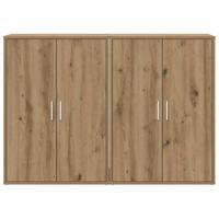 Sideboards 2 stuks Artisan Eiken 60x31x84 cm, Gemaakt van Hout - thumbnail