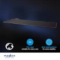 Nedis GMPDL210BK Gaming Muismat Microfiber / Rubberen Zwart - thumbnail