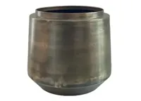 Indigo Pot Vintage Gold D58 H51 - thumbnail