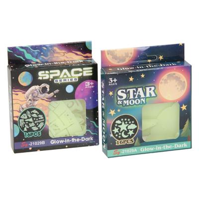 Glow in the Dark Set Ruimte, 16dlg. Glow in the Dark Set Ruimte, 16dlg.