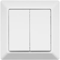 EcoDim Smart WiFi Draadloze Schakelaar - ZigBee 2-voudig - Philips Hue Compatibel - Wit - thumbnail
