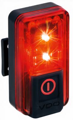 Busch & Muller Vdo eco light red rl plus usb achterlicht li-on accu+remlicht aan /uit