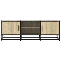 Tv-meubel 120x35x41 cm bewerkt hout metaal sonoma eikenkleurig - thumbnail