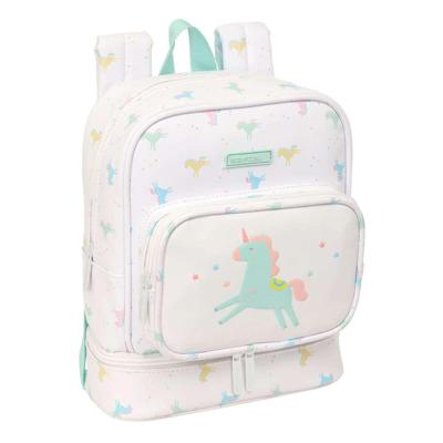 Schoolrugzak Safta Unicornio Beige 22 x 27 x 10 cm