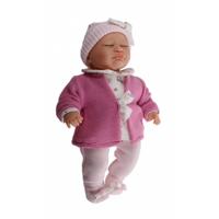 Berjuan babypop Dormilon 40 cm roze - thumbnail