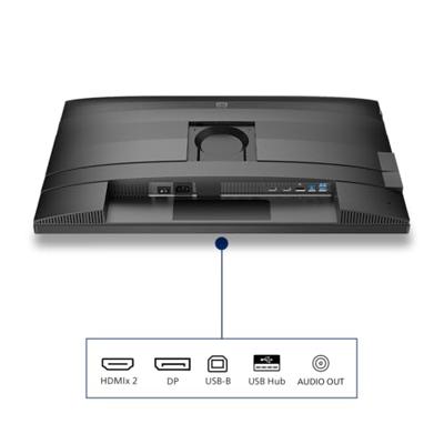 Philips 27B2N4500-27 inch QHD-monitor, luidsprekers, in hoogte verstelbaar, adaptieve synchronisatie (2560 x 1440, 120 Hz, 2 HDMI 2.0-poorten, DisplayPort 1.2, USB-hub) zwart/grijs