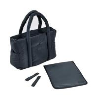 Luiertas Parijs Puffy BEABA gemêleerd grijs - thumbnail