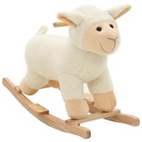 Hobbeldier schaap 78x34x58 cm pluche wit - thumbnail
