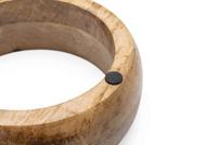 Designed By Lotte Eet- en Drinkbak Hout Hond Mandira 16,5cm - thumbnail