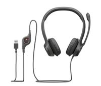 Hoofdtelefoon met microfoon Logitech 981-000406 Zwart - thumbnail