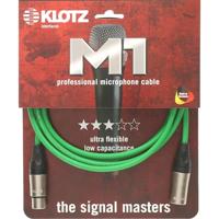 Klotz M1 K GN microfoonkabel 3p XLR F/M groen 3 meter - thumbnail