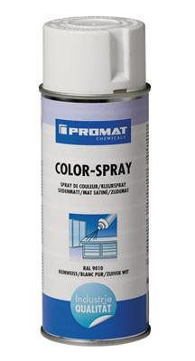 Promat/Tecwerk Kleurspray | zuiver wit | zijdemat | RAL 9010 | 400 ml | spuitbus - 4000354204 Promat/Tecwerk Kleurspray | zuiver wit | zijdemat | RAL 9010 | 400 ml | spuitbus - 4000354204