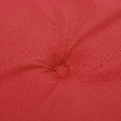 VidaXL Stoelkussens 4 st hoge rug oxford stof rood VidaXL Stoelkussens 4 st hoge rug oxford stof rood