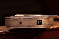 Ortega HYDRA-BSTE Double Neck Bass Tenor Uke dubbele elektrisch-akoestische ukelele met gigbag - thumbnail