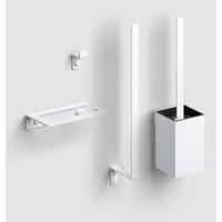 Toiletaccessoire-set Clou Fold Mat Wit - thumbnail