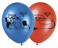 Ballonnen Cars 8 stuks - thumbnail