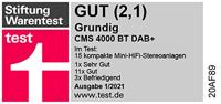Grundig CMS 4000 BT DAB HiFi System Zilver - thumbnail