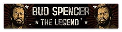 Bud Spencer Tin Sign with Magnet The Legend 16 x 3,5 cm