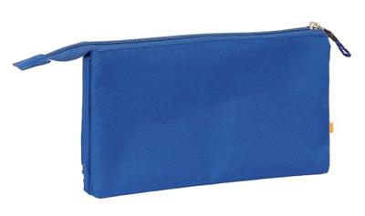 Pennenetui met 3 vakken Kings League Saiyans Blauw 22 x 12 x 3 cm