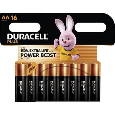 Batterij Duracell Plus Powerboost 16x AA