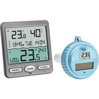 TFA Dostmann VENICE Funk-Pool-Thermometer 30.3056.10 Zwembadthermometer Antraciet - thumbnail