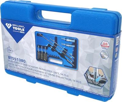 Brilliant Tools BT551380 Injectorzit- en schakelreinigingsset, 14-delig