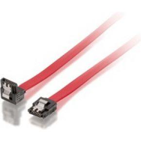 Equip 111804 SATA platte kabel (hoek met clip, 1,00 m)