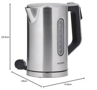 Severin WK3418 Waterkoker Zwart - thumbnail