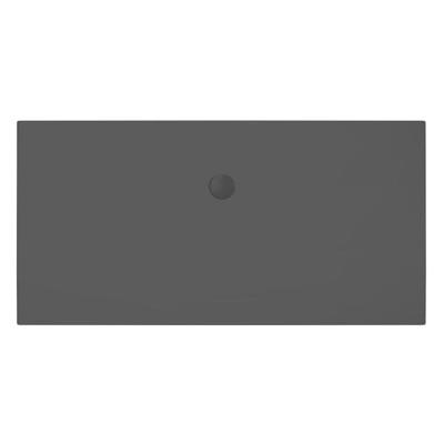 Xenz Flat Zero douchevloer - 180x90x4 - Acryl - ebony 6518-29