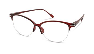 Leesbril Croon Philou-Transparant-Rood-+2.00