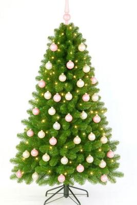 Arctic Spruce groen vanaf 150 cm hoog kunstkerstboom opgemaakt met piek, roze & wit Holiday Tree - Holiday tree