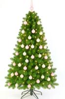 Arctic Spruce groen vanaf 150 cm hoog kunstkerstboom opgemaakt met piek, roze & wit Holiday Tree - Holiday tree - thumbnail