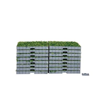 Lemax plaza system (grass, square) 16 pcs kerstdorp accessoire 2016