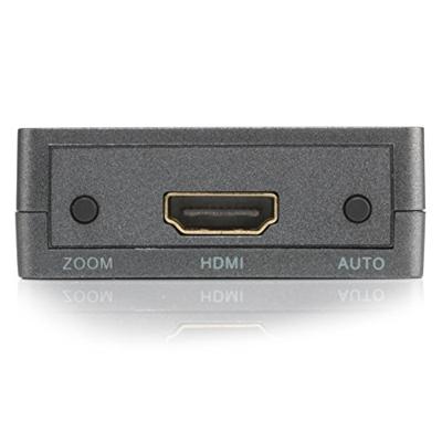 VGA naar HDMI Adapter - Marmitek Connect VH51 - HDMI Converter - 3,5 mm aansluiting - Full HD - Geen software nodig - 720 of 1080P zelf selecteren - Automatische Zoomfunctie, grijs