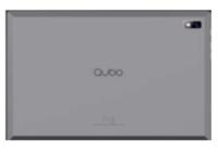 Qubo T104 tablet met 4G-connectiviteit, 10,1 inch 4 GB RAM 64 GB ROME grijs, incl. hoes - thumbnail