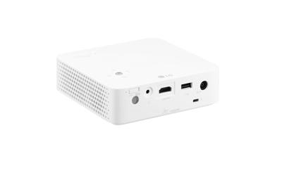 LG CineBeam PH30N Draagbare HD-TV-projector, geïntegreerde accu, tot 254 cm (100 inch), autonomie 2 uur, LED-bron, 250 lumen, resolutie 1280 x 720, projectie dankzij ScreenShare, wit
