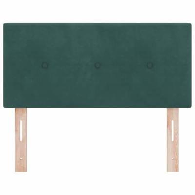 Hoofdbord met LED -striplichten Verstelbaar Groen 90 cm Fluweel