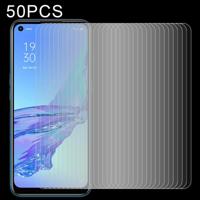 Voor OPPO A53 50 PCS 0 26mm 9H 2.5D Gehard glas film - thumbnail