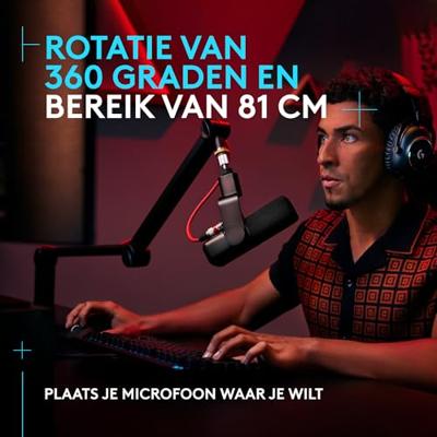 Microfoon Logitech 955-000076 Zwart